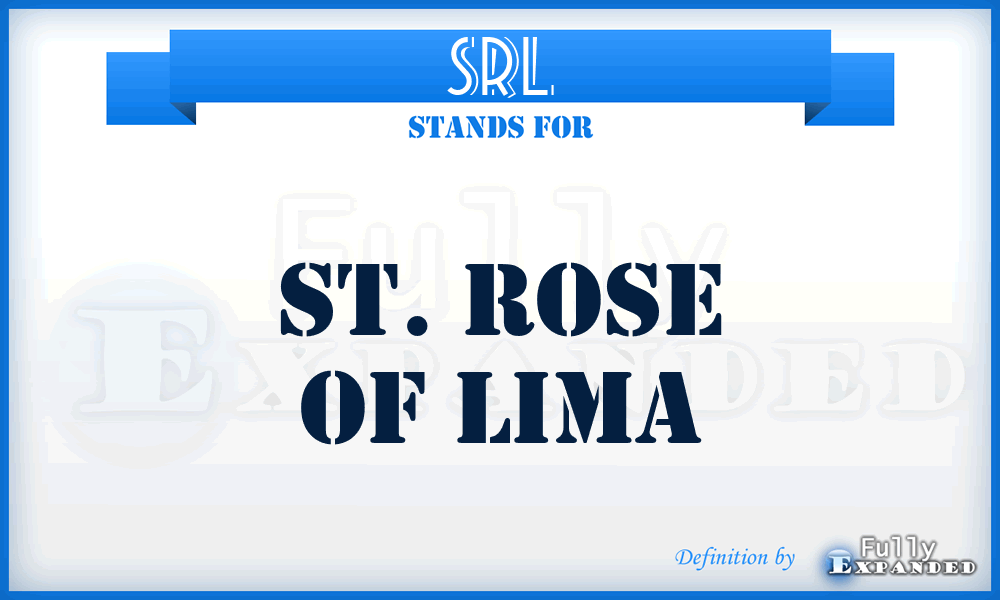 SRL - St. Rose of Lima