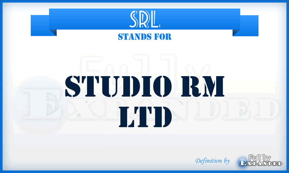 SRL - Studio Rm Ltd