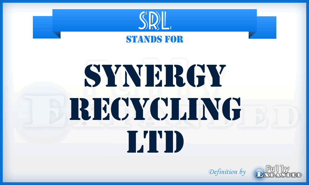 SRL - Synergy Recycling Ltd