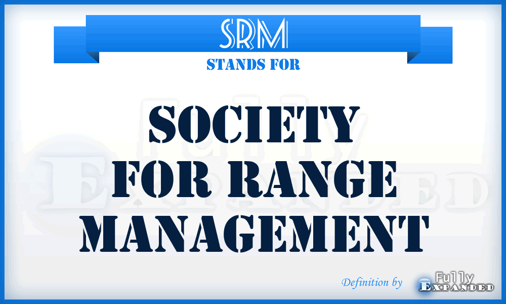SRM - Society for Range Management