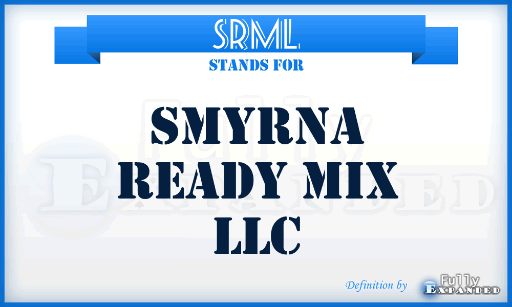 SRML - Smyrna Ready Mix LLC