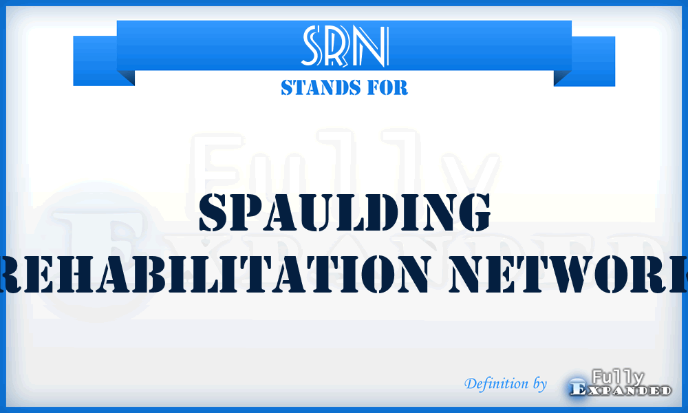 SRN - Spaulding Rehabilitation Network
