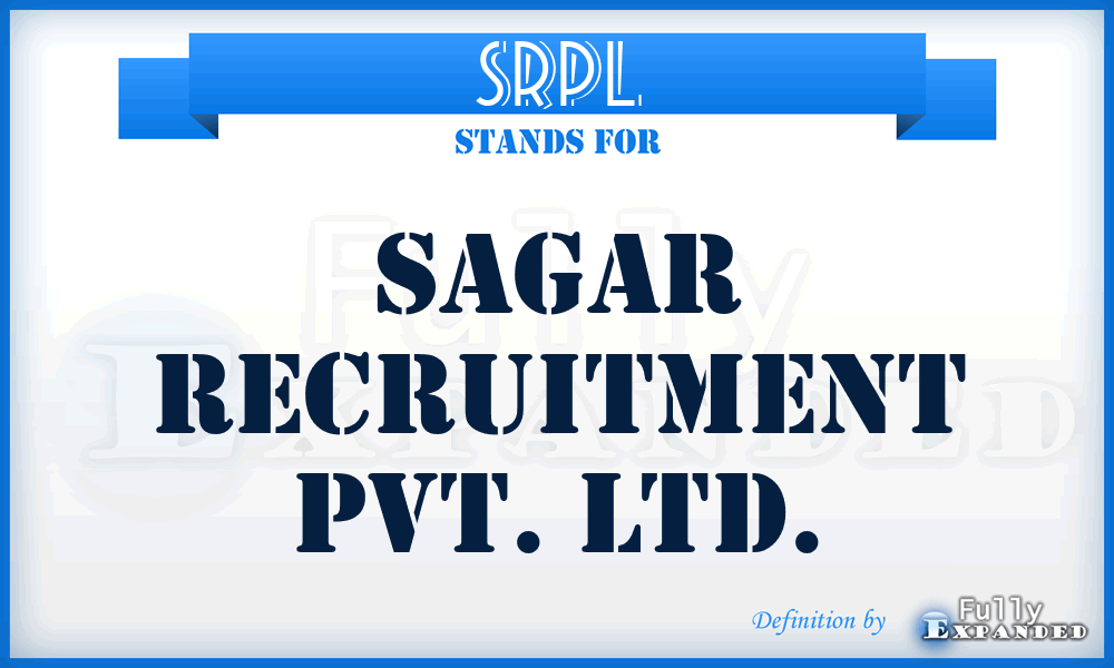 SRPL - Sagar Recruitment Pvt. Ltd.