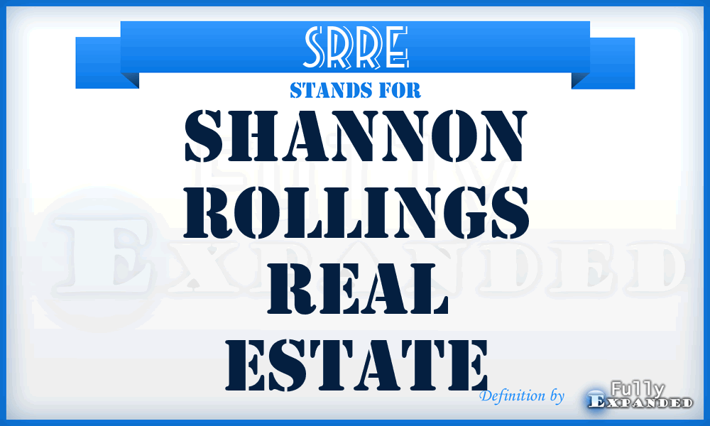 SRRE - Shannon Rollings Real Estate