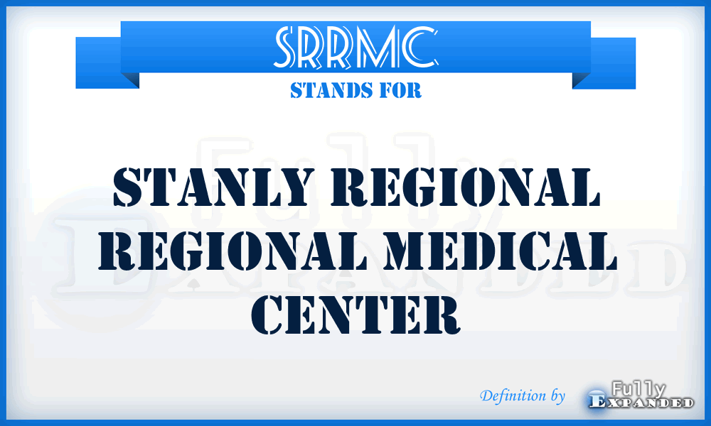 SRRMC - Stanly Regional Regional Medical Center