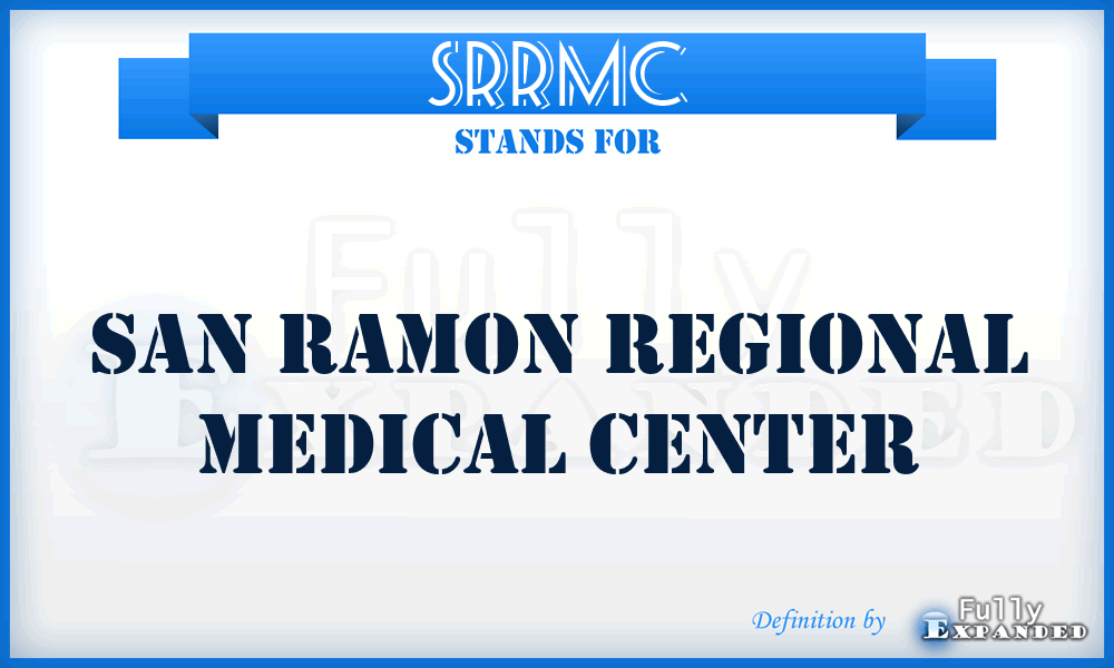 SRRMC - San Ramon Regional Medical Center