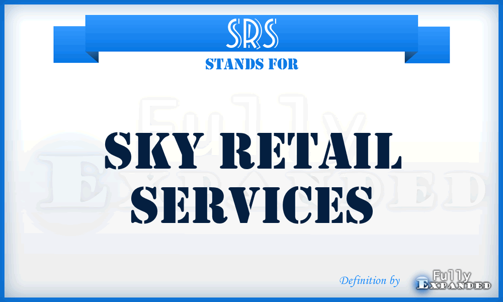 SRS - Sky Retail Services