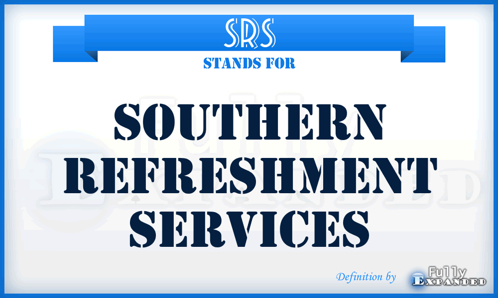 SRS - Southern Refreshment Services