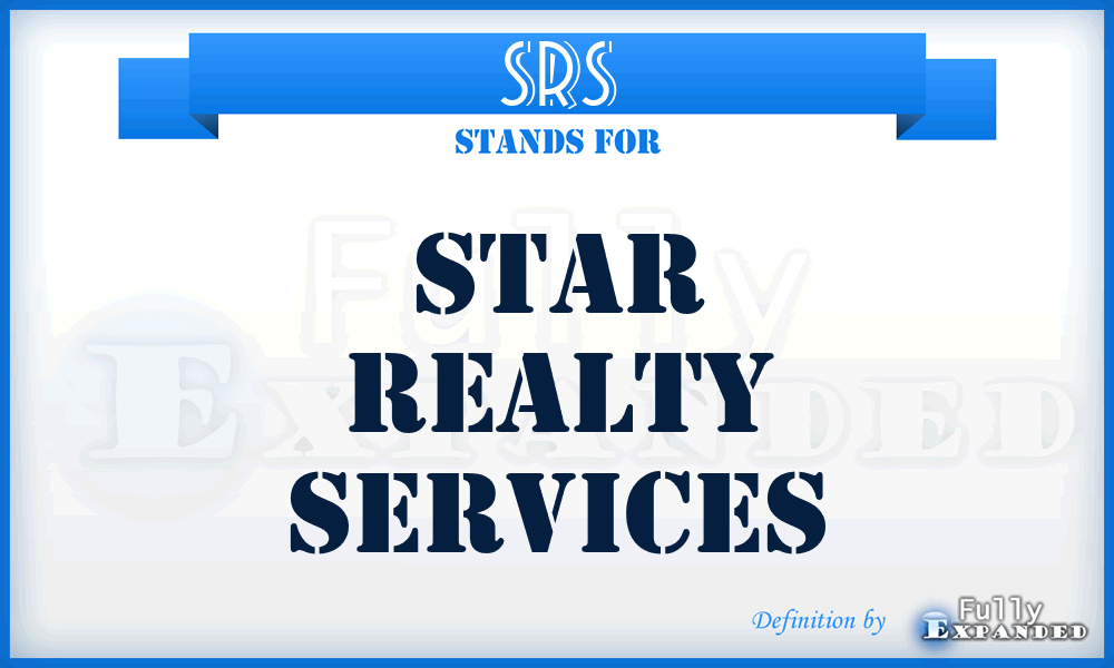 SRS - Star Realty Services
