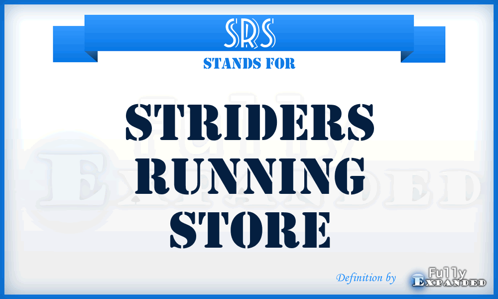 SRS - Striders Running Store