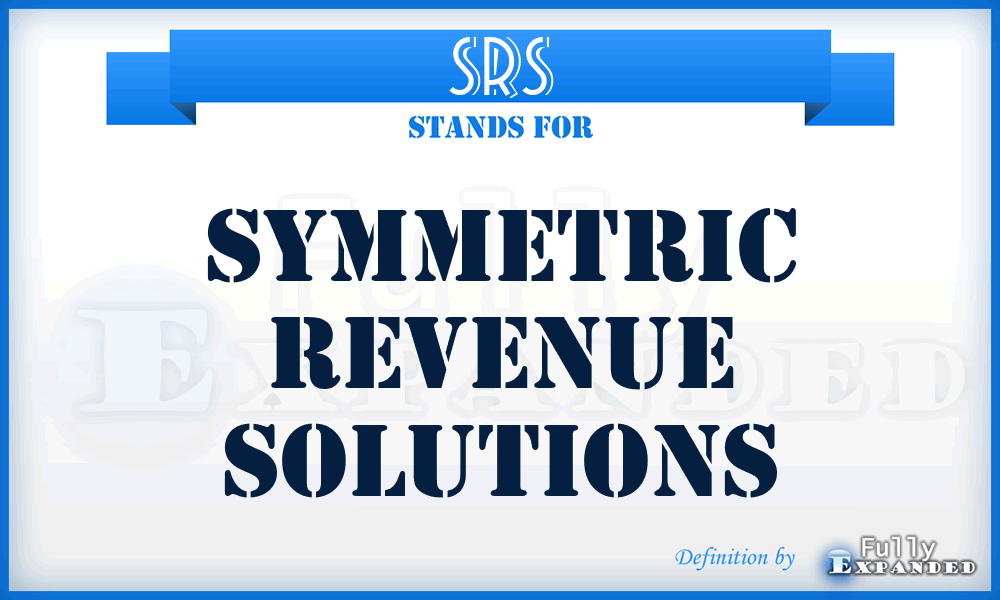 SRS - Symmetric Revenue Solutions