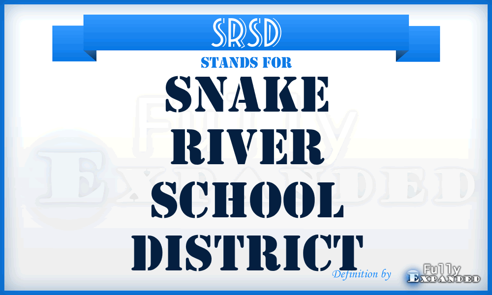 SRSD - Snake River School District