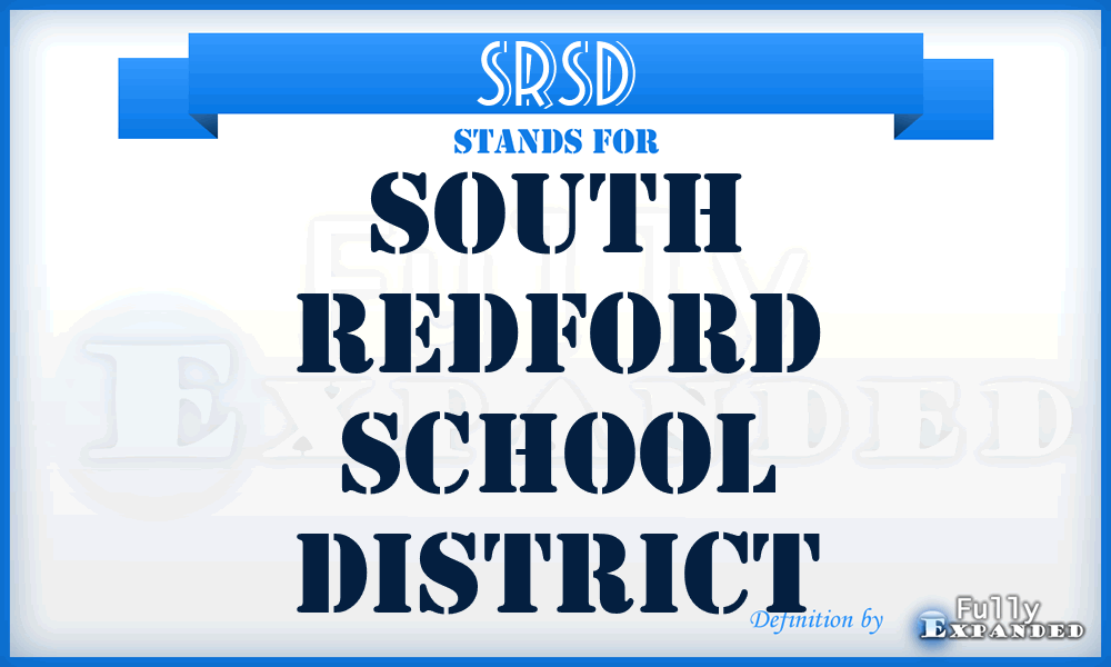 SRSD - South Redford School District