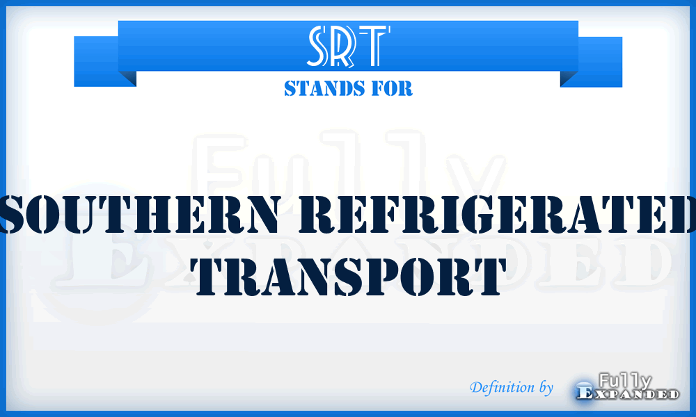 SRT - Southern Refrigerated Transport