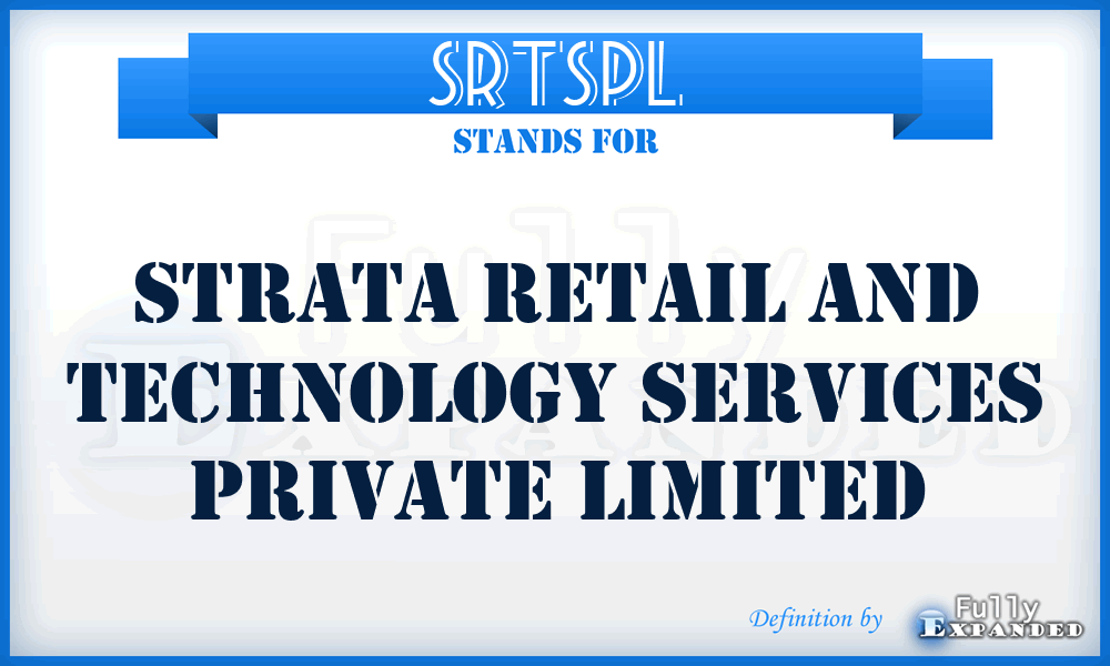 SRTSPL - Strata Retail and Technology Services Private Limited