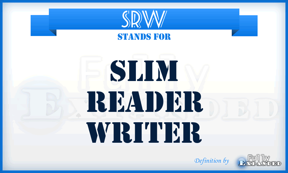 SRW - Slim Reader Writer
