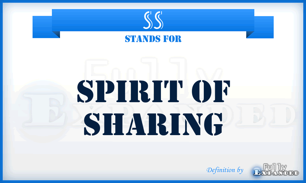 SS - Spirit of Sharing