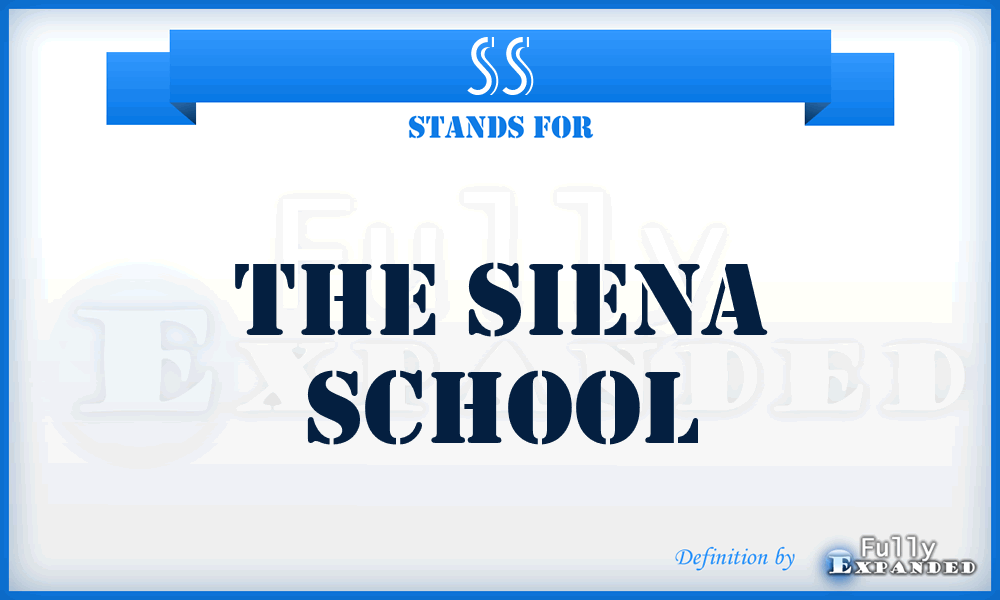 SS - The Siena School