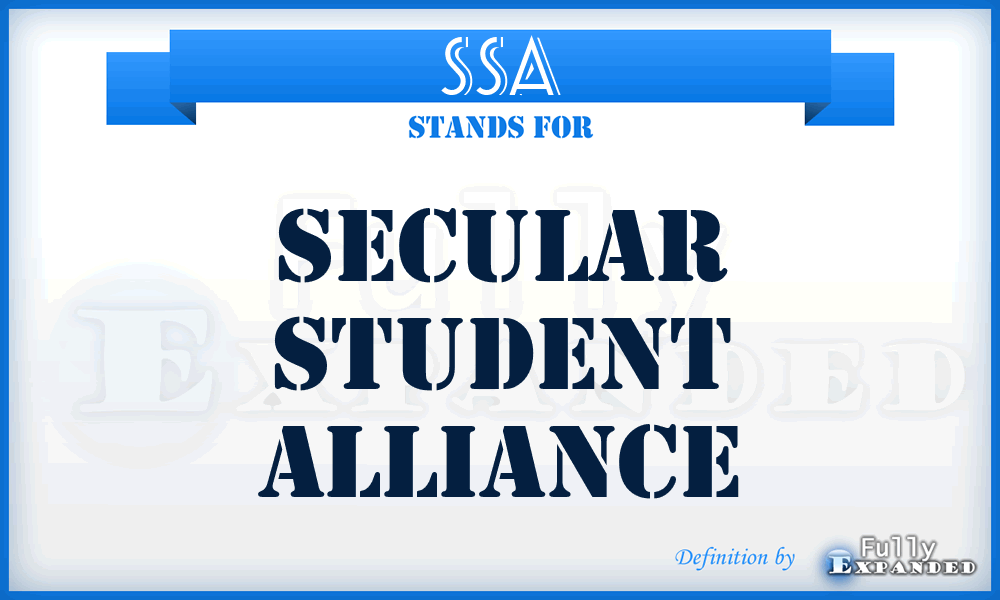 SSA - Secular Student Alliance