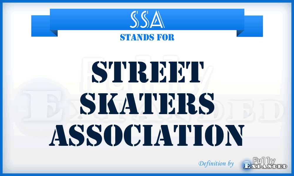 SSA - Street Skaters Association