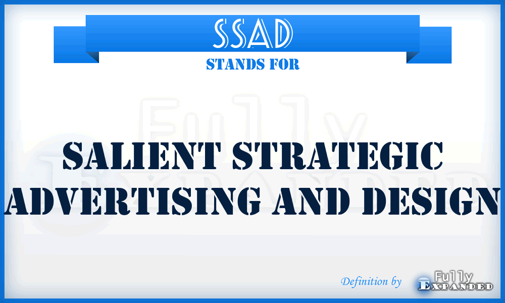 SSAD - Salient Strategic Advertising and Design