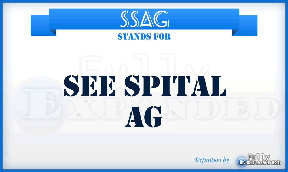 SSAG - See Spital AG