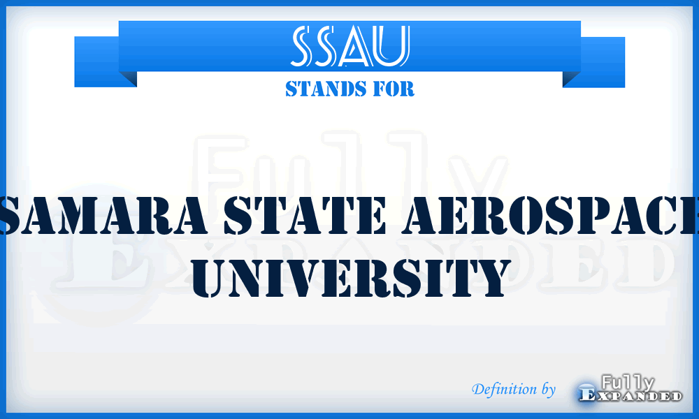 SSAU - Samara State Aerospace University