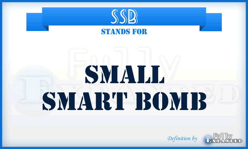 SSB - Small Smart Bomb