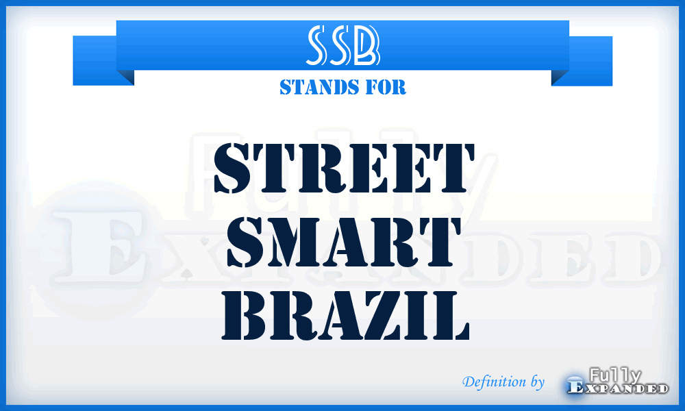 SSB - Street Smart Brazil