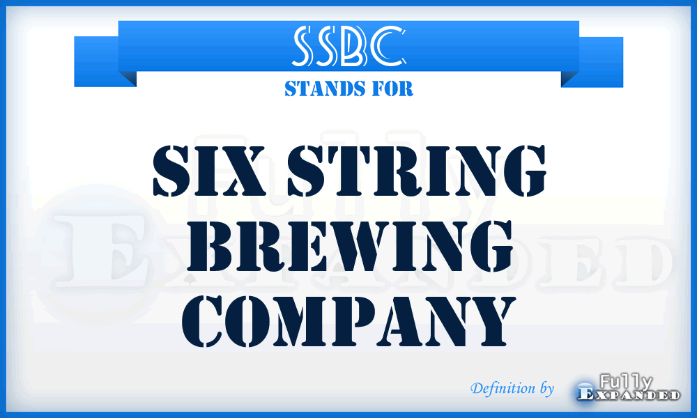 SSBC - Six String Brewing Company