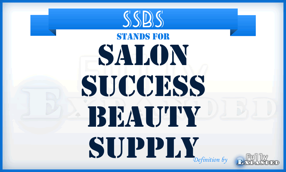 SSBS - Salon Success Beauty Supply