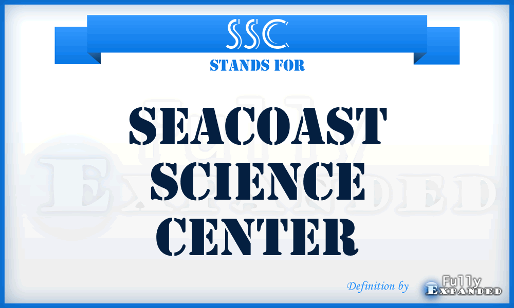 SSC - Seacoast Science Center