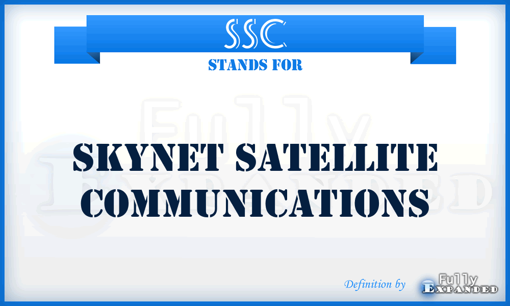 SSC - Skynet Satellite Communications