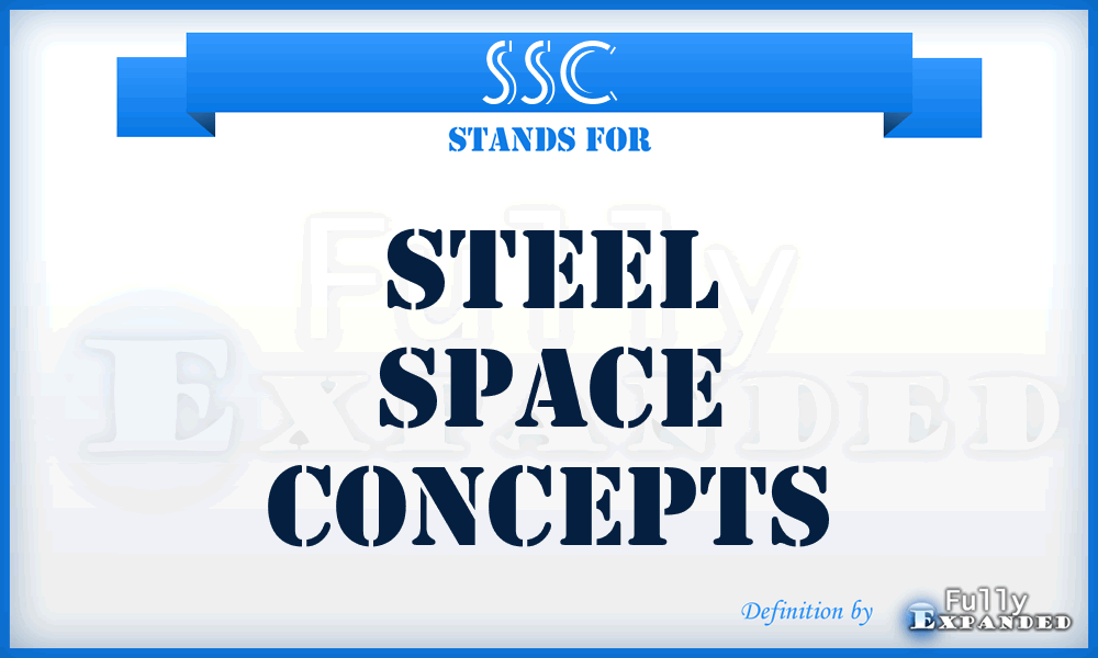 SSC - Steel Space Concepts