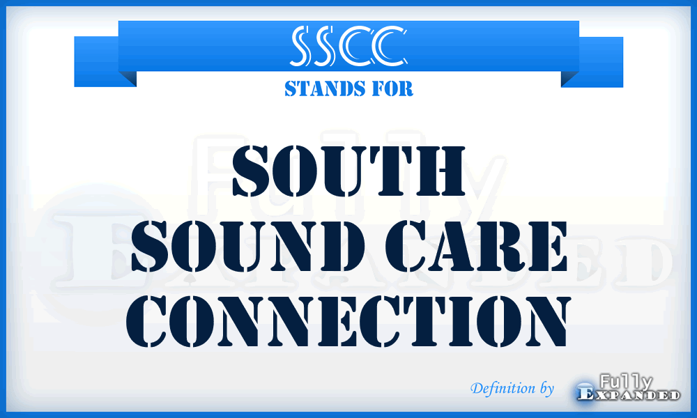 SSCC - South Sound Care Connection