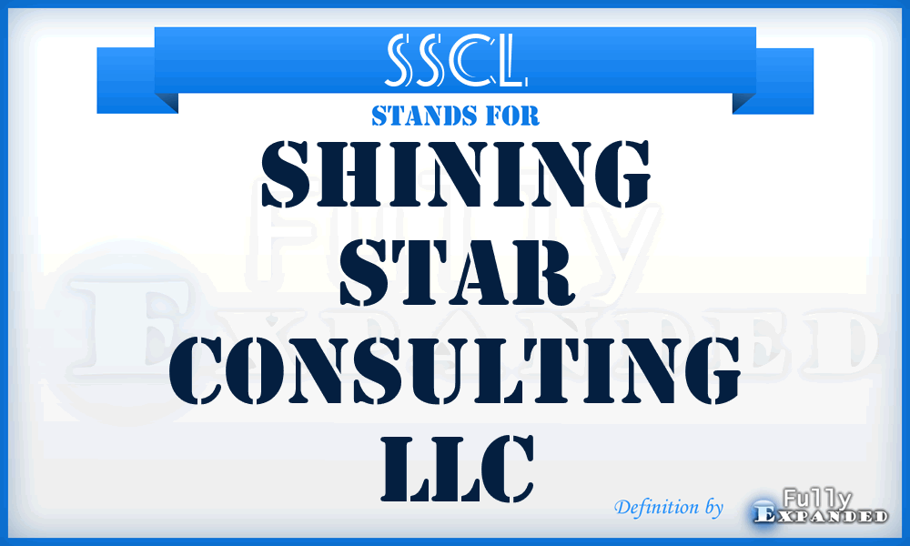 SSCL - Shining Star Consulting LLC