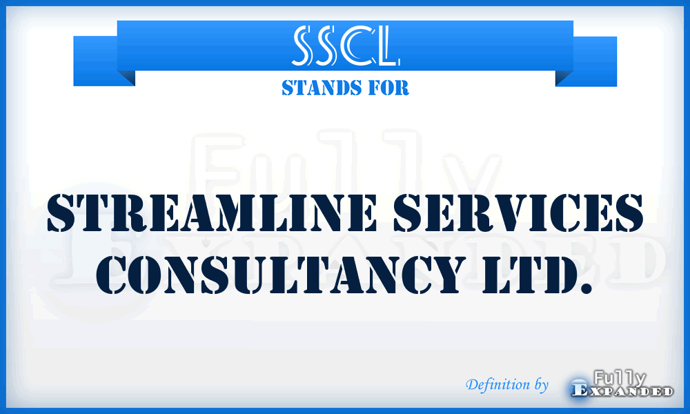 SSCL - Streamline Services Consultancy Ltd.
