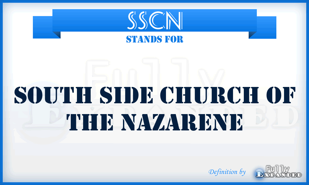 SSCN - South Side Church of the Nazarene
