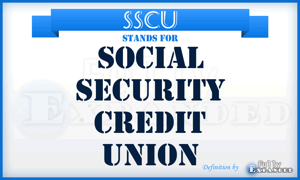 SSCU - Social Security Credit Union