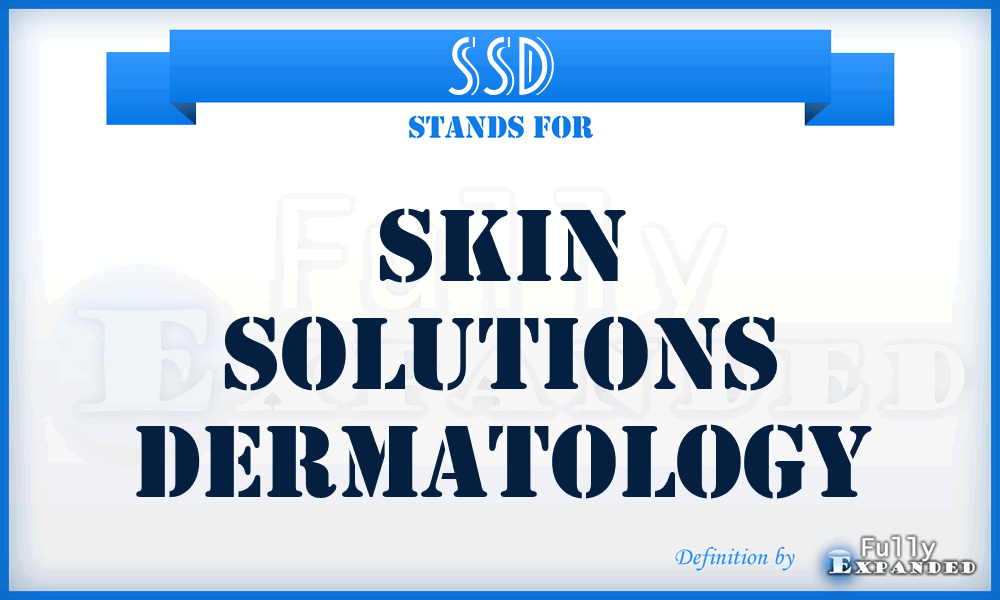 SSD - Skin Solutions Dermatology