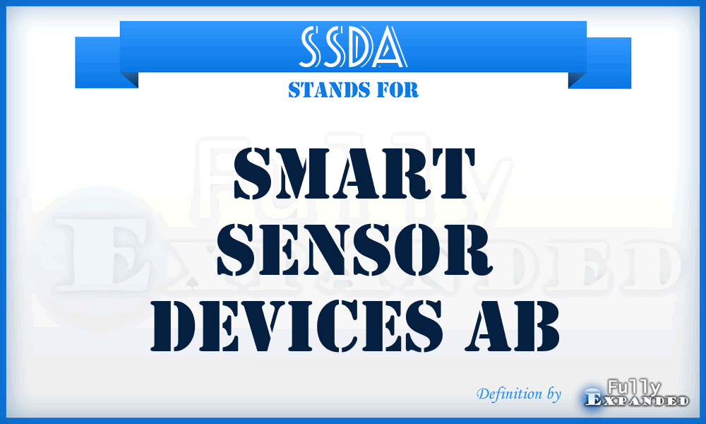 SSDA - Smart Sensor Devices Ab