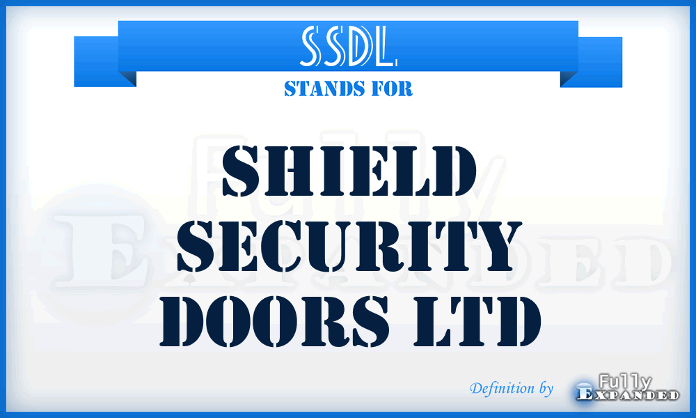 SSDL - Shield Security Doors Ltd