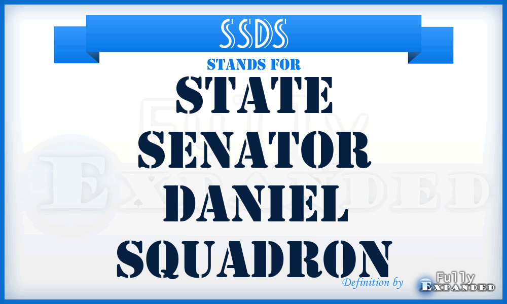 SSDS - State Senator Daniel Squadron