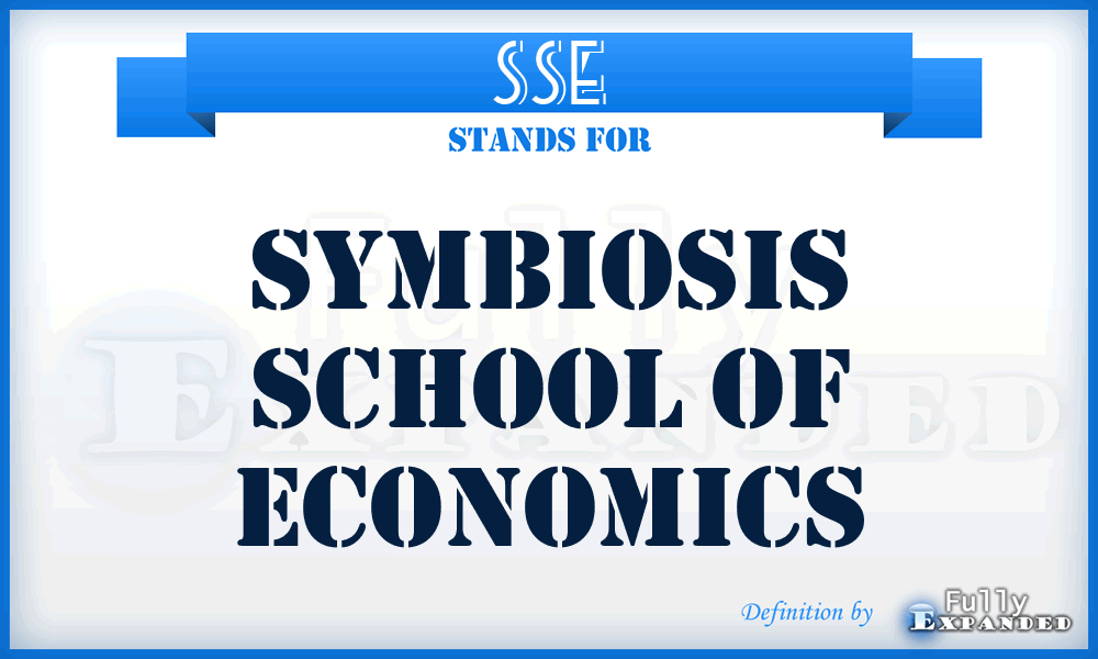 SSE - Symbiosis School of Economics