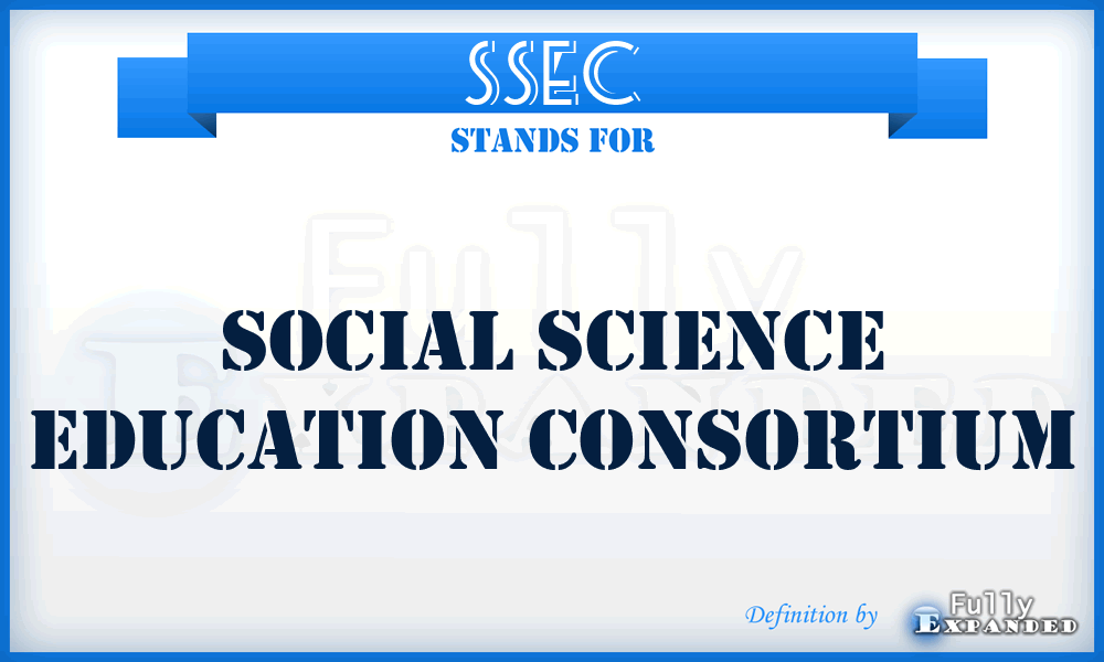 SSEC - Social Science Education Consortium