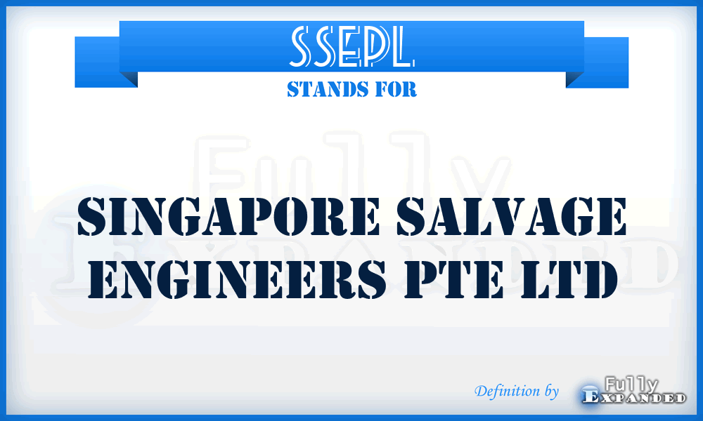 SSEPL - Singapore Salvage Engineers Pte Ltd