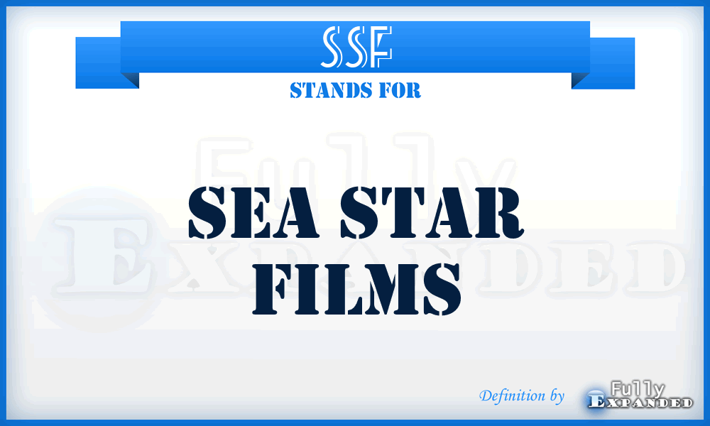 SSF - Sea Star Films