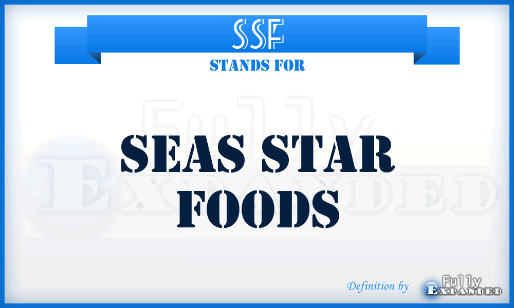 SSF - Seas Star Foods