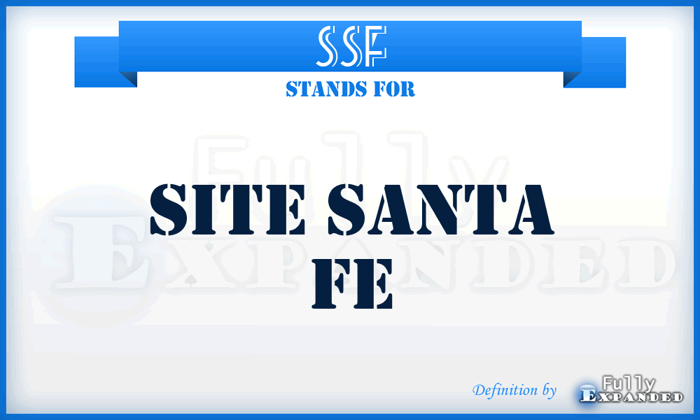 SSF - Site Santa Fe