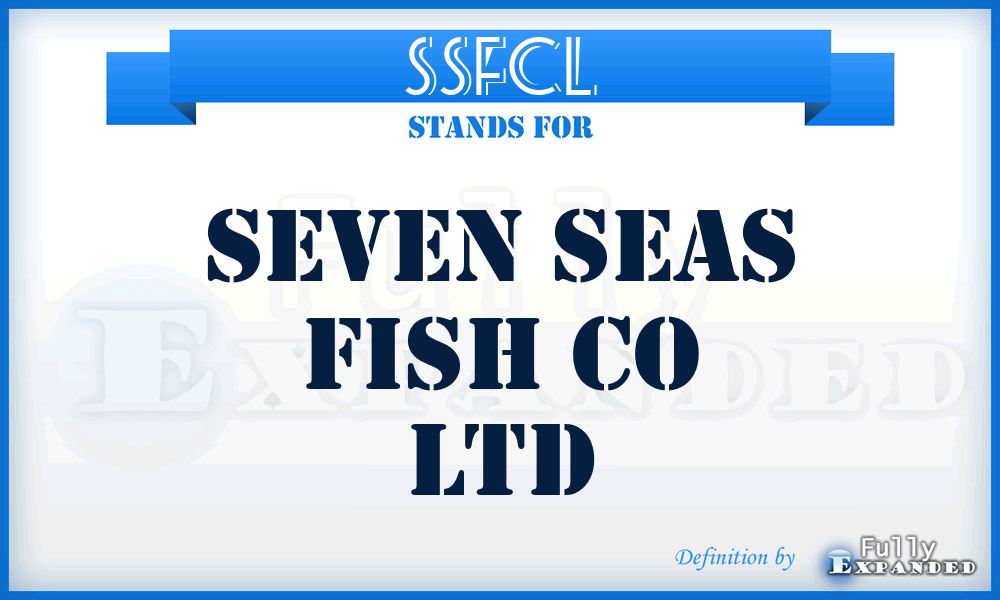 SSFCL - Seven Seas Fish Co Ltd